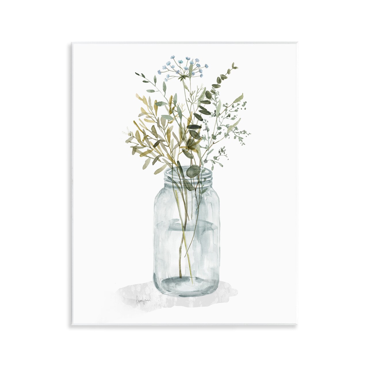 Stupell Industries Wild Country Herb Jar Wall Plaque By Livi Finn